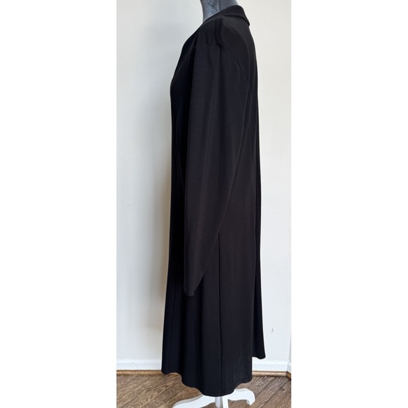 J Jill Wearever Black Jersey Dress 2X Lagenlook Classic Minimalist Modest $119 - Picture 16 of 16
